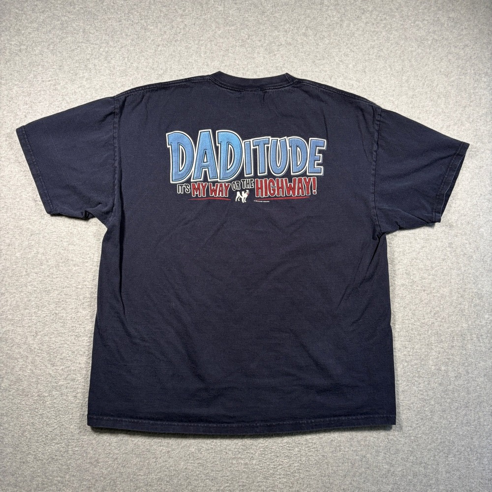Big Dogs T-Shirt Men XL Black Daditude My Way Or The Highway Graphic Vintage